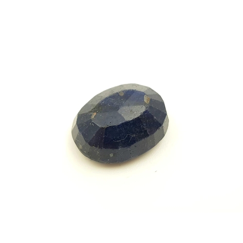 737 - 25.85 Oval-Cut Natural Blue Sapphire. GLI Cert.