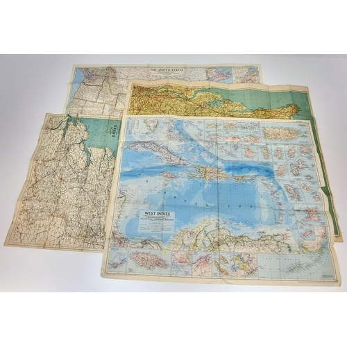 477 - A large collection of maps from the early  1900's to the 1980's. A collection of maps from the early... 