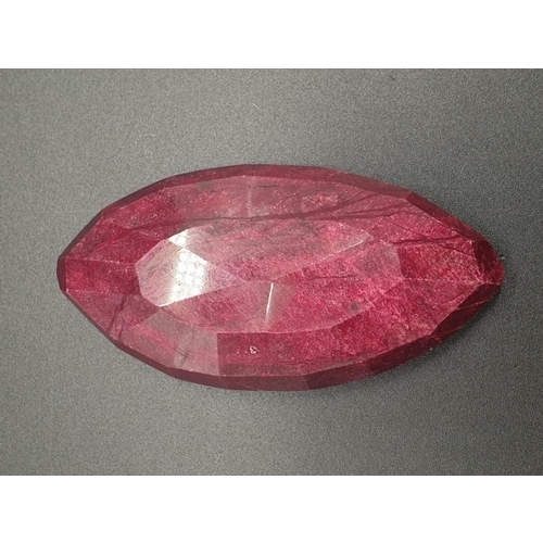 840 - A large 681.95ct natural corundum (Ruby) with IDT certification