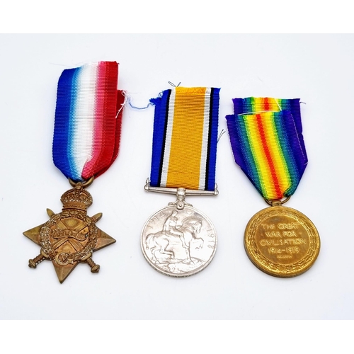 40 - A WW1 Medal Trio & Death Plaque to P.G. Tanswell who died during the 2nd Battle of Ypres.