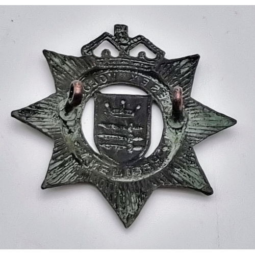 643 - A WW1 British 1st London Divisional Cyclist Company (City of London Cyclists) Cap Badge.