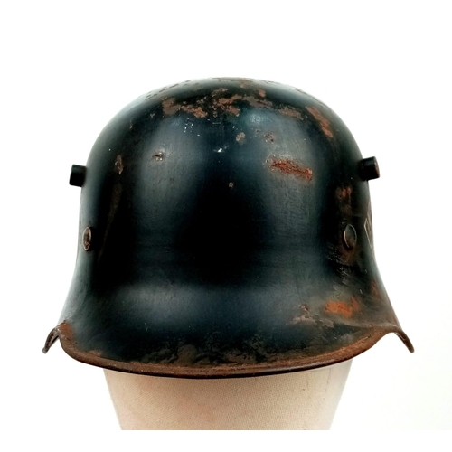 26 - 3rd Reich S.S.V.T. M17 Helmet. Typical of the Period.