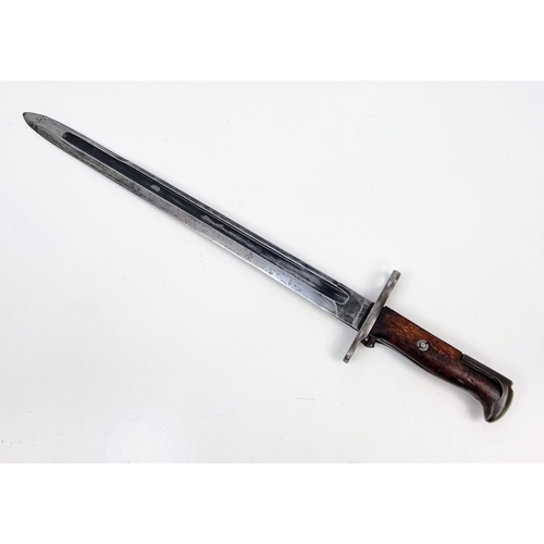 131 - A WW1 US 1905 Pattern Springfield Bayonet. Maker: Rock Island Armoury 1907 Dated.