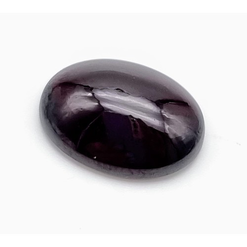 1235 - 11.79ct Natural Almandine Garnet. Oval Cabochon IGLI&I certified.