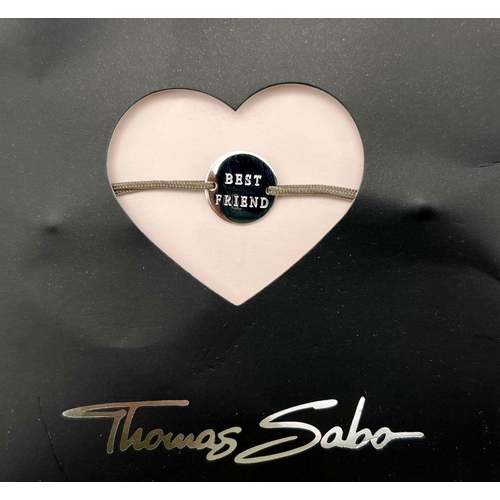 1189 - THOMAS SABO STERLING SILVER BEST FRIEND BRACELET BRAND NEW IN ORIGINAL PACKAGING