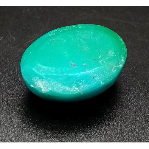 1489 - 38.45 Ct Natural Persian Turquoise, Oval Shape, GLI Certified