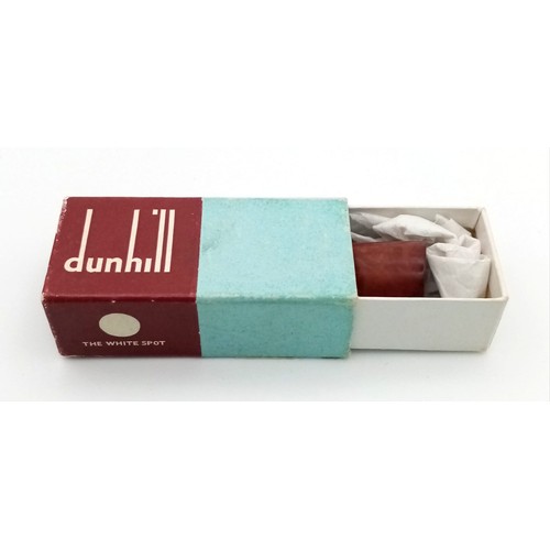 1143 - A vintage DUNHILL THE WHITE SPOT cheroot pipe. In new/unused condition with original presentation bo... 