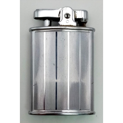 1110 - A Lovely Vintage Silver Tone Ronson Lighter. Comes in original box. A/F