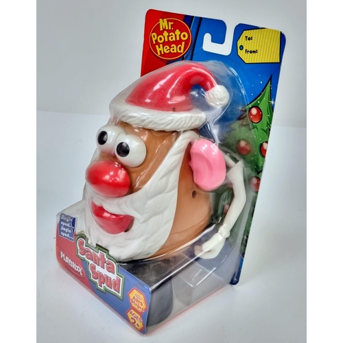 1025 - Three Very Collectable Mr Potato Head Toys. To include: Santa Spud, Toy Story 3 Classic and Spud Lig... 