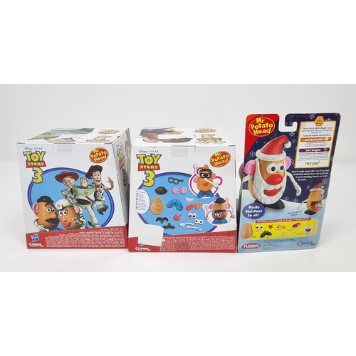 1025 - Three Very Collectable Mr Potato Head Toys. To include: Santa Spud, Toy Story 3 Classic and Spud Lig... 