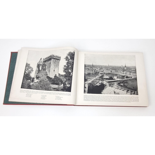 1243 - Portfolio of Photographs - Famous scenes cities and paintings. Antique book by John Stoddard. Good c... 