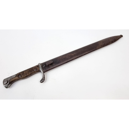 27 - A WW1 German 98/05 Pattern Butcher Bayonet Dated 1915. Maker: Pack, Ohliger & Co, Solingen.