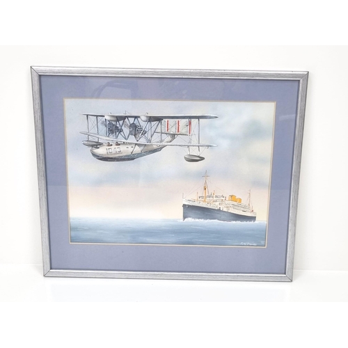 808 - A Superb Framed and Glazed Water Colour Gouache Painting by the renowned artist Ron Davies (R.W Davi... 