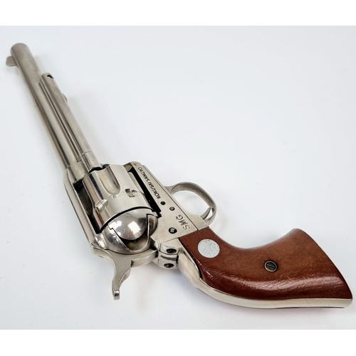 989 - A Vintage Full Working Action Replica of a Colt Single Action Army .45 Calibre Revolver 33cm Length