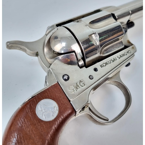 989 - A Vintage Full Working Action Replica of a Colt Single Action Army .45 Calibre Revolver 33cm Length