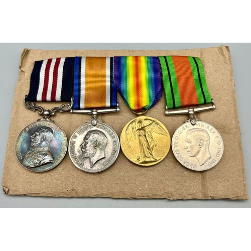 228 - WW1 Military Medal Group To: 108615 GNR H. Clayton R.F.A London Gazette 22/02/18 - 2417. Harry
Clayt... 