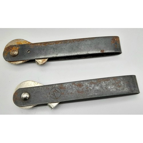 875 - WW2 German 2 x Army Can Openers.