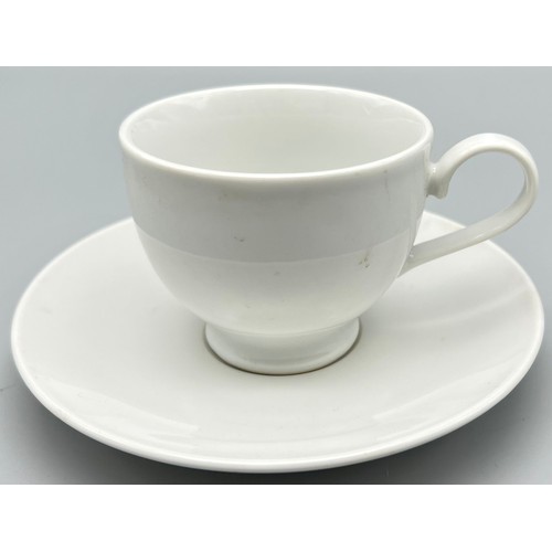 861 - A WW2 German Cup & Saucer Dated 1939 Marked: H.U. for Heers Unterkunft (Quartermasters Stores).