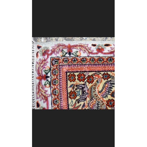 57 - A stunning handmade TURKISH HEREKE SILK RUG 
122x78cm 
Perfect condition