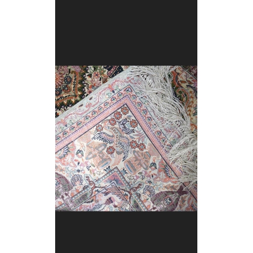 57 - A stunning handmade TURKISH HEREKE SILK RUG 
122x78cm 
Perfect condition