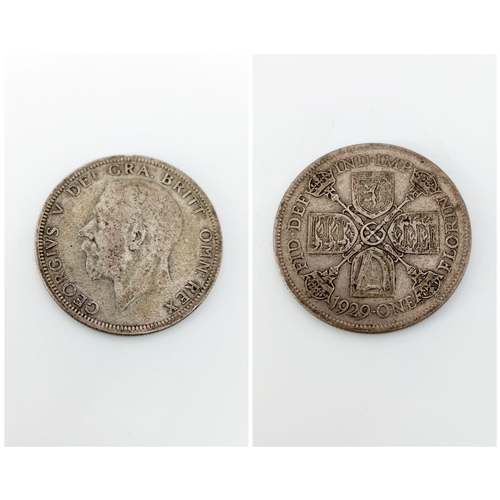 850 - 1929 ONE FLORIN COIN 11.1G