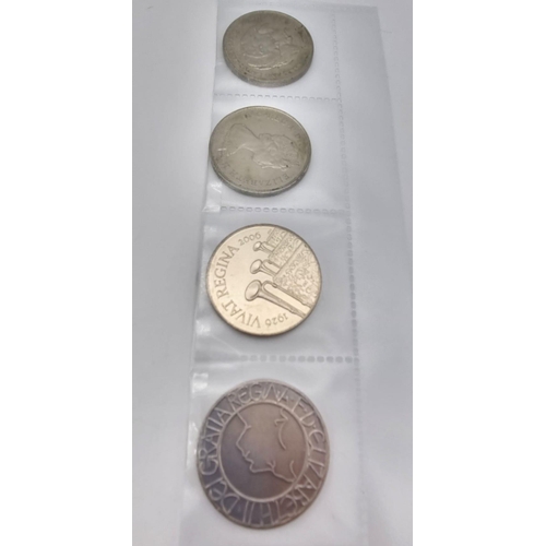 1205 - A Parcel of British Coinage Comprising; An Original Britain’s First Decimal Coin Pack, 4 x Silver Cr... 