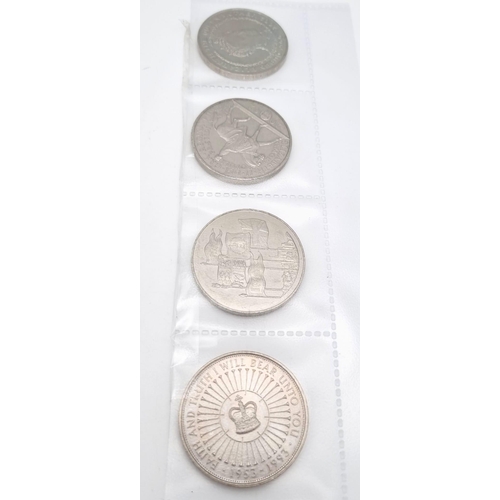 1205 - A Parcel of British Coinage Comprising; An Original Britain’s First Decimal Coin Pack, 4 x Silver Cr... 