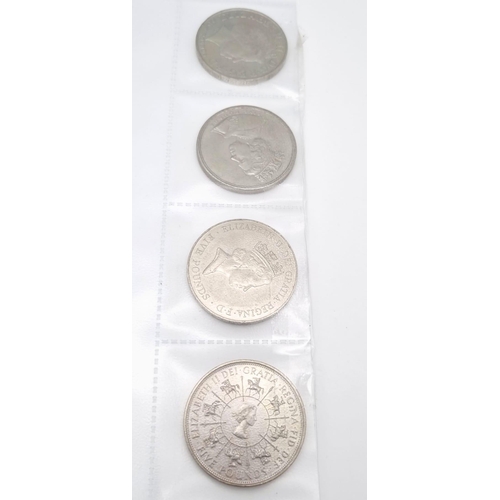 1205 - A Parcel of British Coinage Comprising; An Original Britain’s First Decimal Coin Pack, 4 x Silver Cr... 