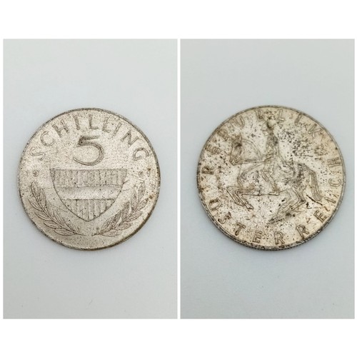 1228 - A 1961 5 SCHILLING COIN