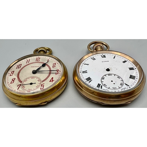 1201 - Vintage JW Benson pocket watch and 1 other both AF