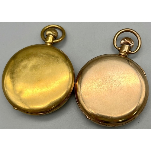 1201 - Vintage JW Benson pocket watch and 1 other both AF