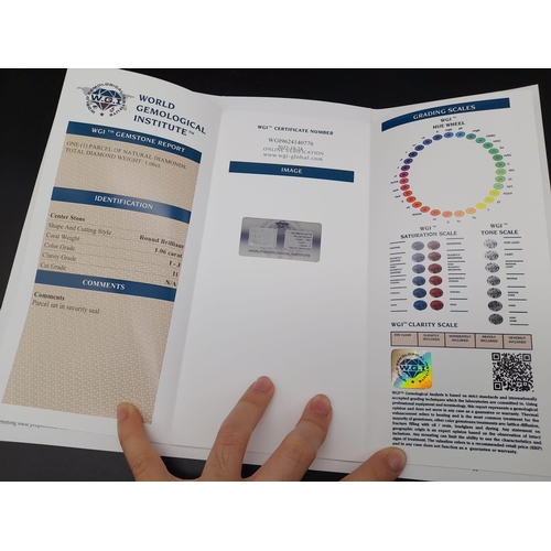 166 - A Collection of Natural Round Brilliant Cut Diamonds Totalling 1.06ct. Colour I-J, Clarity I1. Comes... 