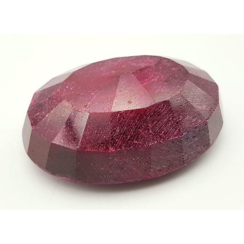 397 - 714.68 Ct Massive Certified Ruby Gemstone, Oval Shape, IGL&I Certified