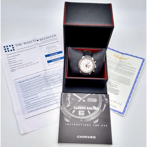 316 - A CHOPARD GTS CHRONOGRAPH COMPETITOR IN STAINLESS STEEL WITH 3 SUBDIALS, SELF WINDING MOVEMENT, AS N... 