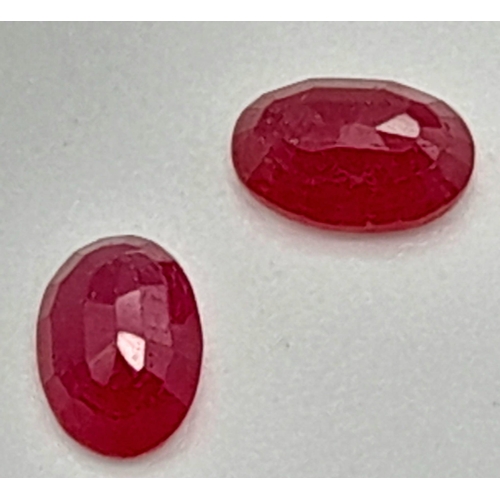 716 - SELECTION OF OVAL RUBIES, APPROX 4.20CT TOTAL WEIGHT