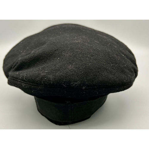 55 - A WW2 German Third Reich Railway Workers Cap with Visor.