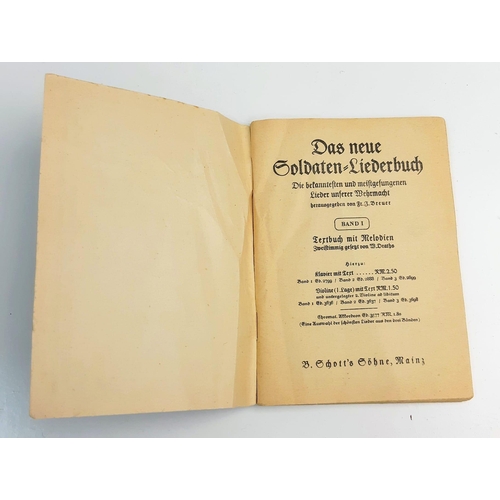 76 - A German Third Reich Soldiers Song Book.