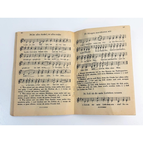 76 - A German Third Reich Soldiers Song Book.