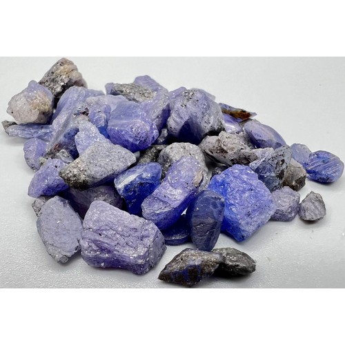 765 - Two Rough Lots of Gemstones - 90ct of Spinel and 187ct of Tanzanite.