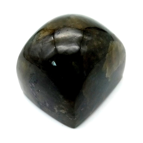 875 - A 684ct Massive Labradorite Gemstone. Wonderful dome-shaped specimen. 46 x 40 x 39mm.