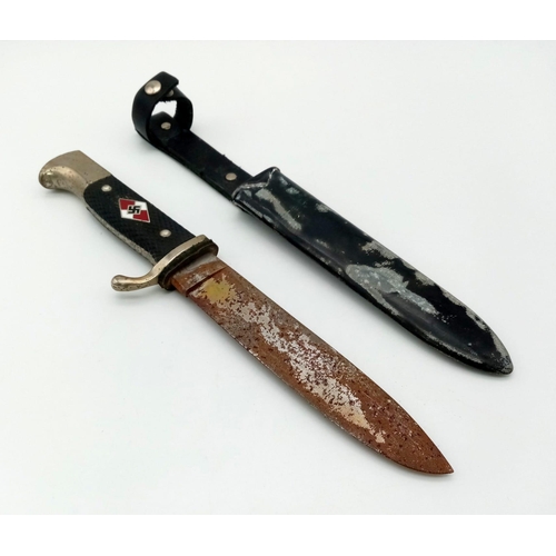 3rd Reich Hitler Youth Knife RZM Marked: Solingen.