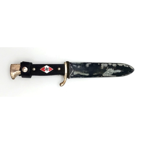 330 - 3rd Reich Hitler Youth Knife RZM Marked: Solingen.