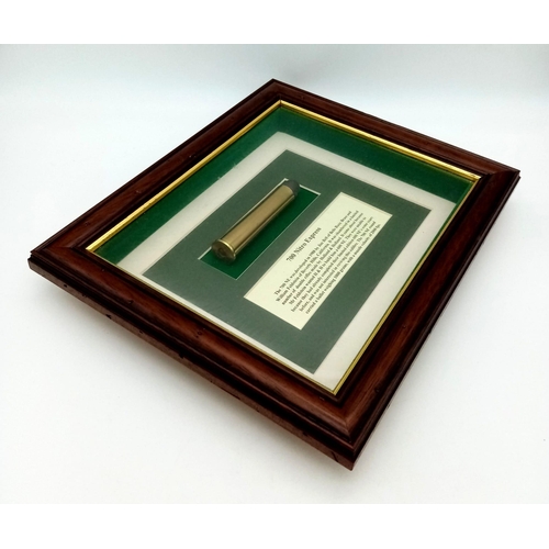 157 - The 700 Nitro Express Bullet Display Case. Developed in 1988 by Jim Bell and has a velocity of 2000f... 