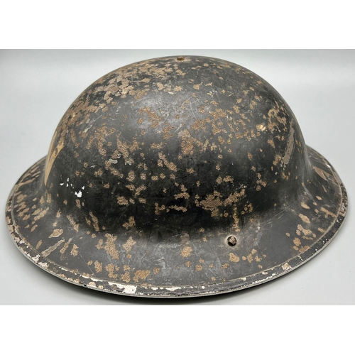 352 - WW2 British Home Front Air Raid Wardens Helmet.