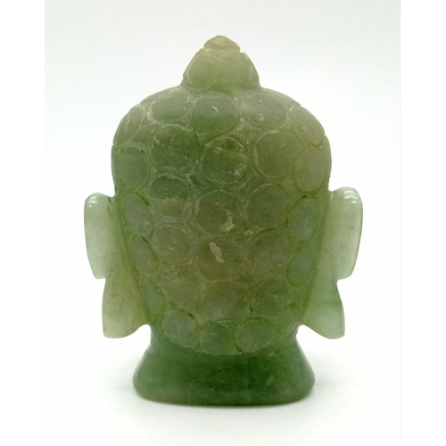 441 - A Beautiful Jadeite Buddha! Keep this statue in your home/office for calmness & enlightenment. 11 x ... 