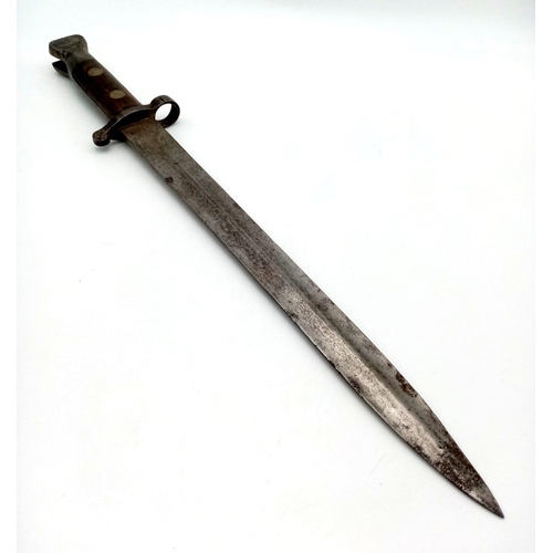 471 - An Antique Lee Metford Bayonet. Boer war period. No scabbard. 42cm total length. Please see photos f... 