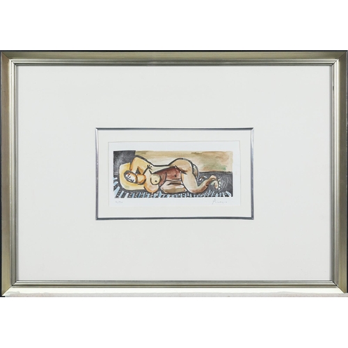 25 - Lithograph on Paper 'Woman Sleeping' by Picasso.
Dimensions 30.5x42cm 
