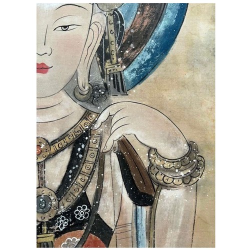 148 - An Interpretation of Buddha: Chinese ink and Watercolour on paper - Attributed to Zhang Daqian, one ... 