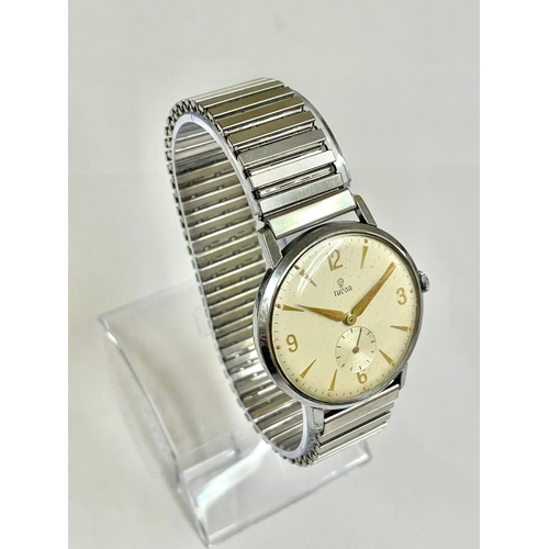 127 - Vintage gents Rolex Tudor wristwatch, sold as found