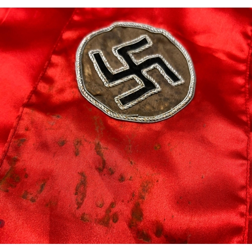 170 - A WW2 German 3rd Reich Silk Scarf. 170cm